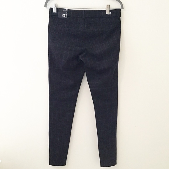 Kut From The Kloth Mia Skinny Ankle Plaid Pants - Picture 4 of 7